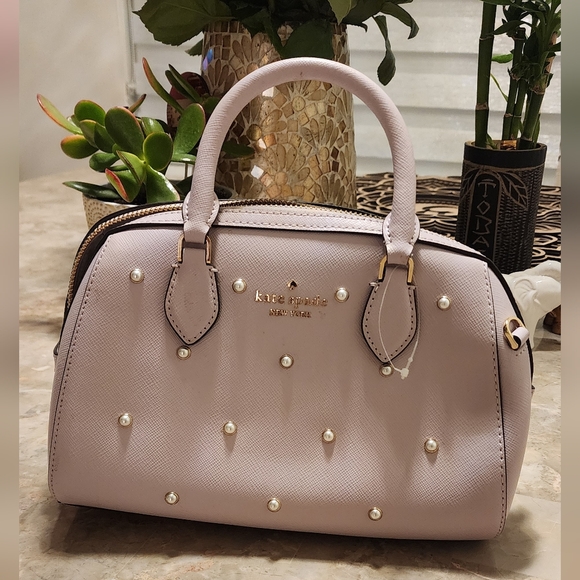 Kate Spade Light Purple Satchel with Studs - Picture 7 of 7